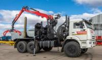 Лесовоз КАМАЗ 43118-3027-50 с надстройкой  АТЛК NEW с манипулятором ВМ 10-74