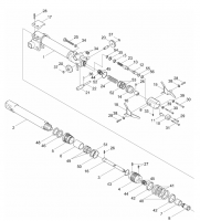 Гидроцилиндр телескопирования 2 стрелы Kanglim 1256