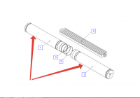 UP3306T40 Поворотный цилиндр ИНМАН Palfinger IT150 ИТ-150