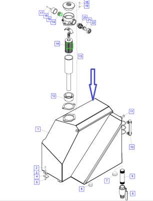 Бак KTK016-BA