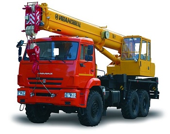 Автокран Ивановец КС-35714К-2 на базе КАМАЗ-43118