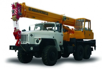 Автокран Ивановец КС-35714 на базе УРАЛ-5557