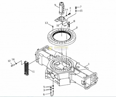 Опорно поворотный подшипник HIAB 190T