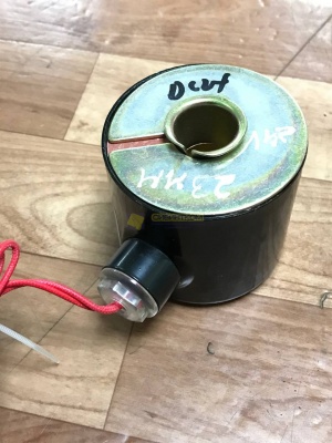 Катушка электромагнитная мощ. 24W выс.37мм d=16 DC24V IP65 ED100%