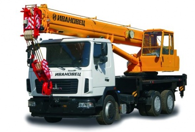 Автокран Ивановец КС-45717A-1 на Базе МАЗ6312С3