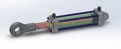 Шток поршня гидроцилиндра опоры HSK1497